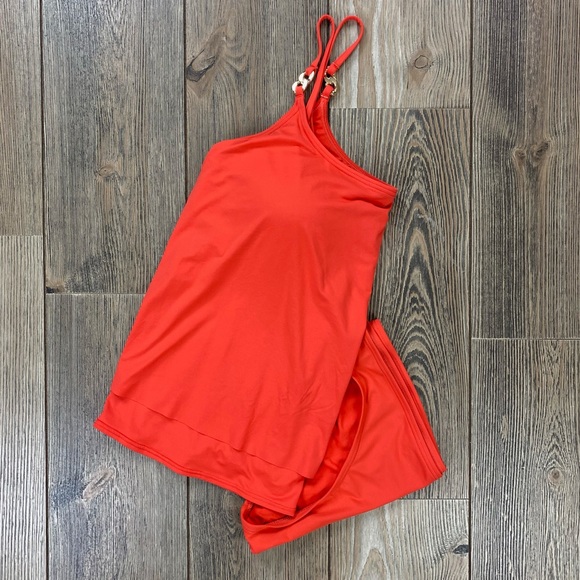 SOLD! Michael Kors Layered Tankini 2 Piece Swimsuit Set - Picture 12 of 14